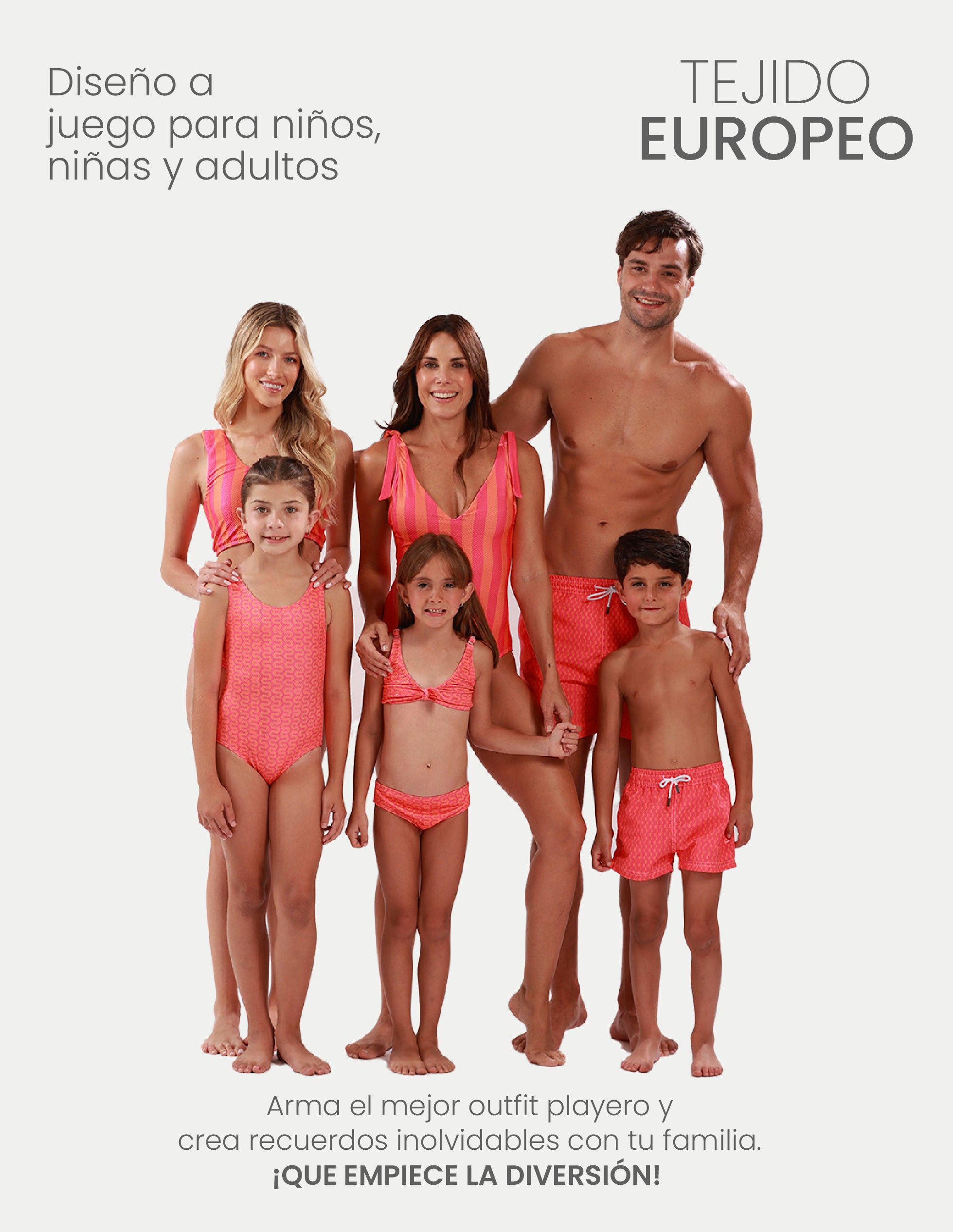 Traje de baño niña - Tropical Stripes Bikini - Family Match Collection 2 a 12 años