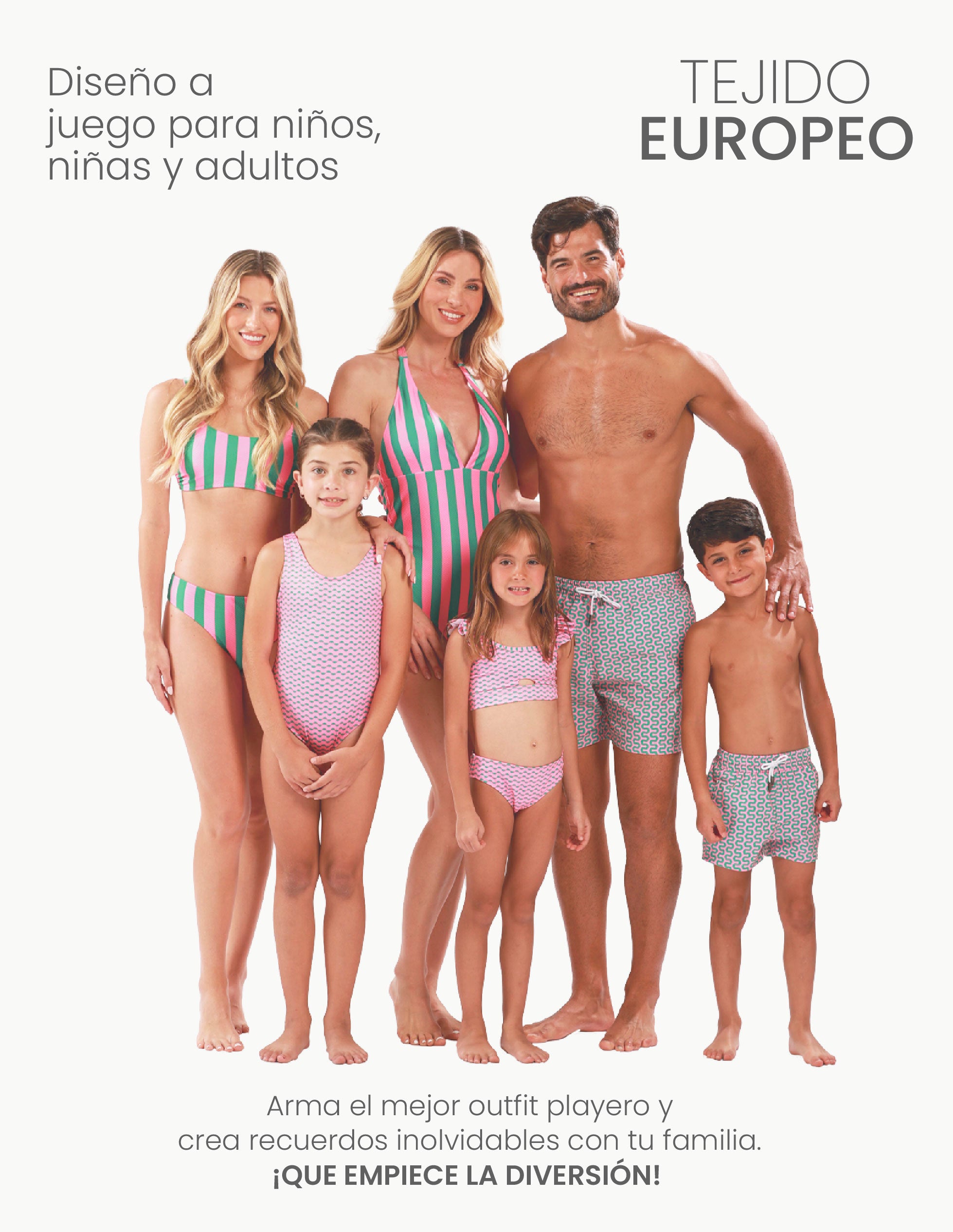 Traje de baño niña - Jade Bloom Bikini - Family Match Collection 2 a 12 años