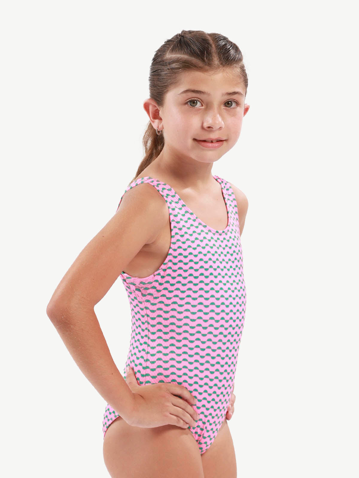 Traje de baño niña - Jade Bloom One Piece - Family Match Collection 2 a 12 años