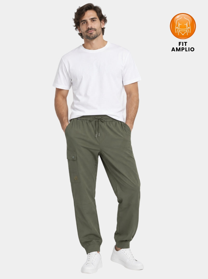 Pantalón Cargo - Jogger Cargo Kenya Verde Olivo - Wild Coast