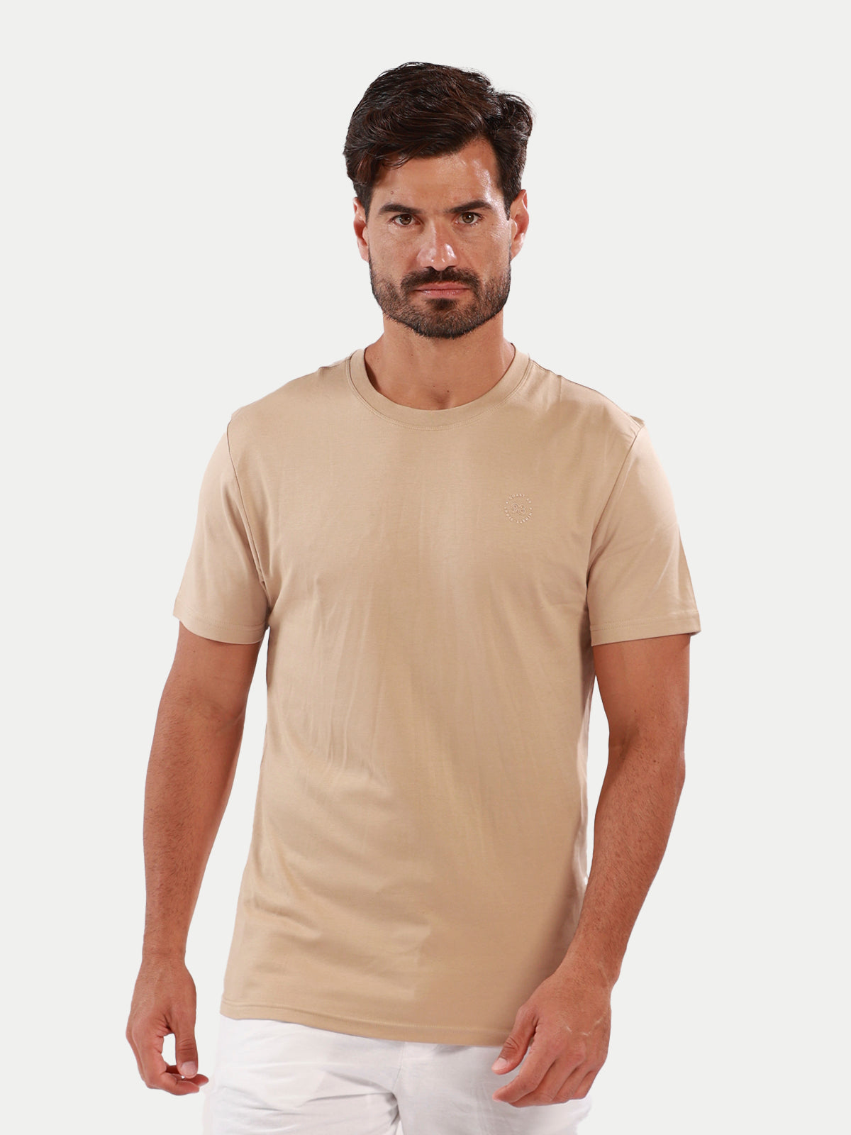 Playera de manga corta caballero - Liquid Touch Camel