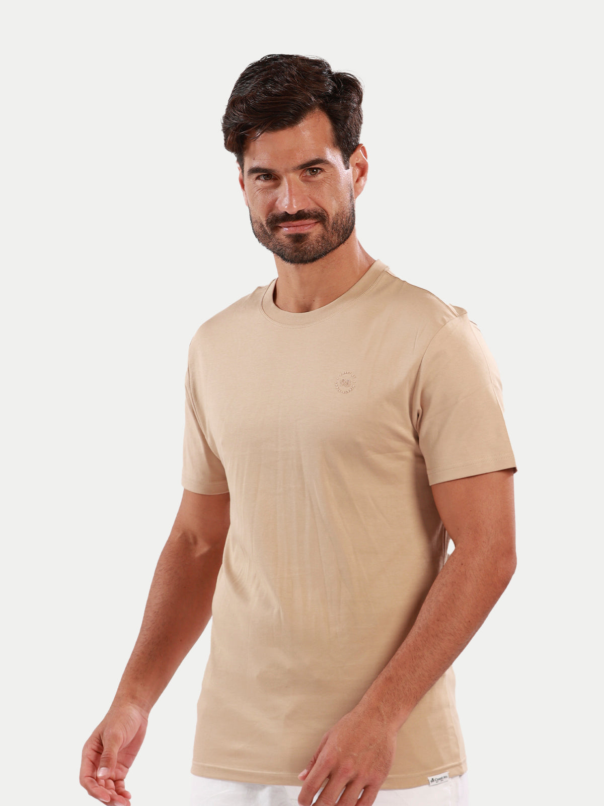 Playera de manga corta caballero - Liquid Touch Camel