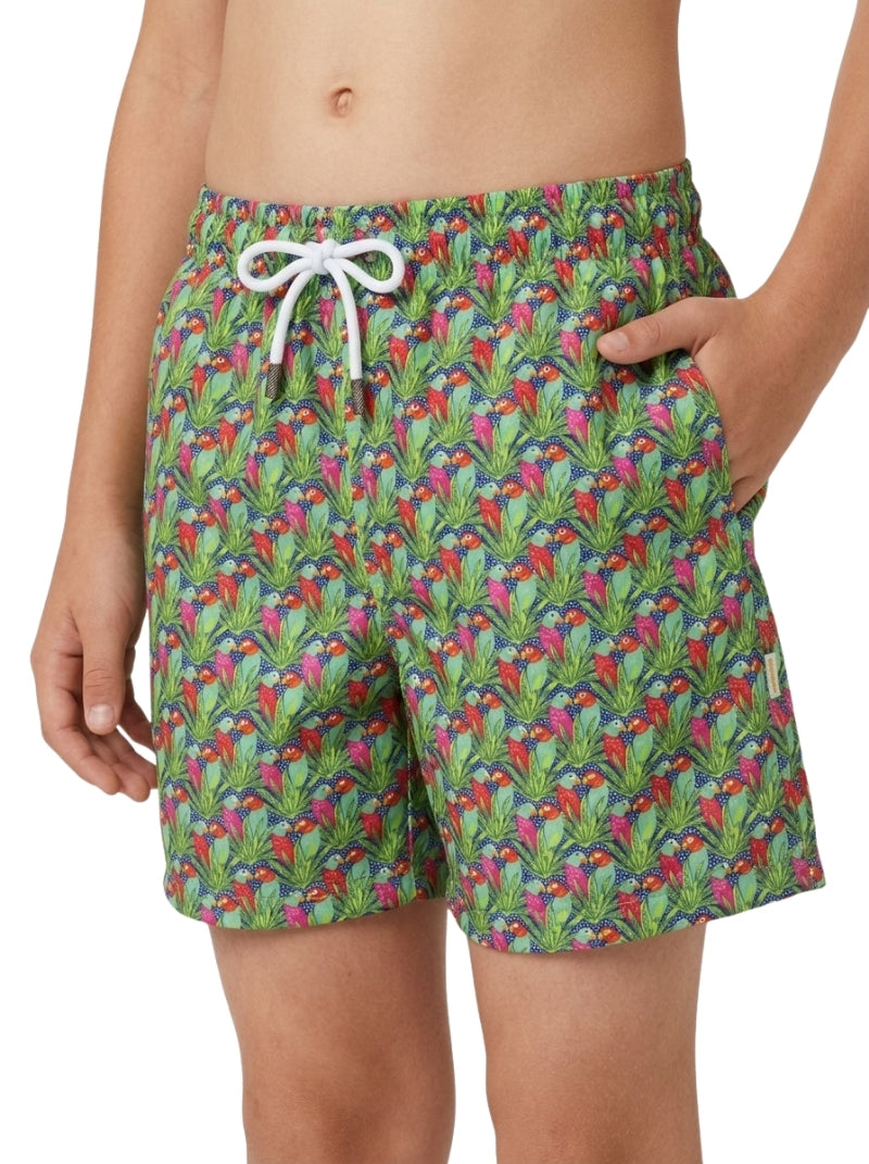 Traje de baño para niño - Love Birds Rojo-Verde Niño - Love Splash