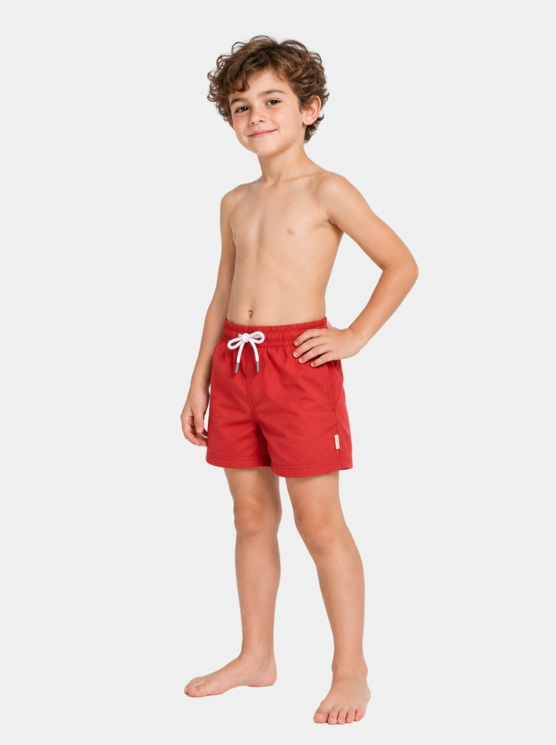 Traje de Baño Niño - Basic Rojo