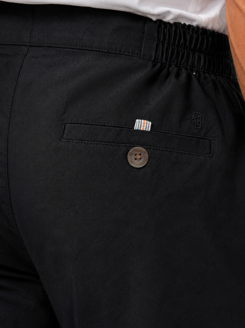 Cotton - Pantalón Bali Negro - Wild Coast