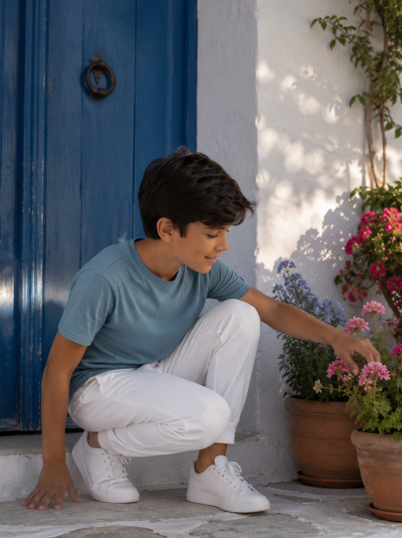 Pantalón niño - Jogger Milán Blanco - Wild Coast