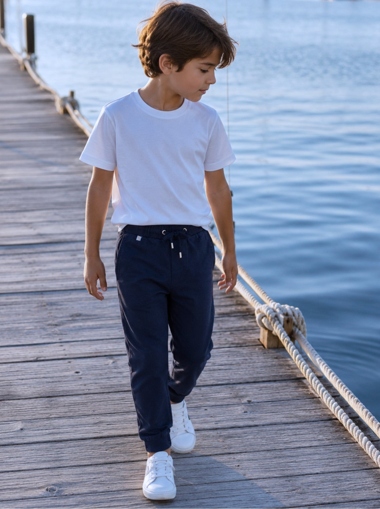 Pantalón niño - Jogger Milán Marino - Wild Coast