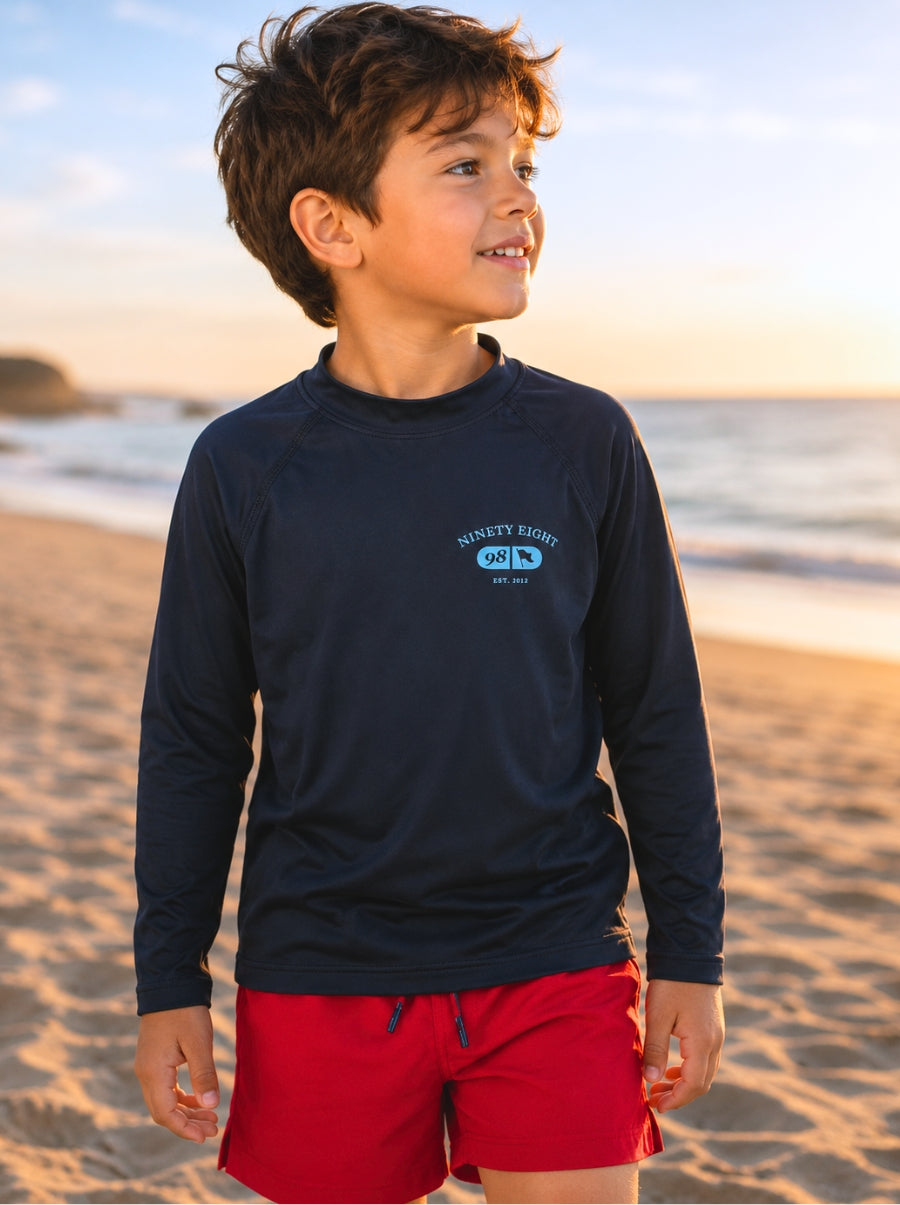 Playera UV Niño - Rashguard Flag - Wild Coast