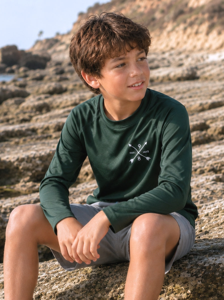 Playera UV Niño - Rashguard Arrowhead - Wild Coast