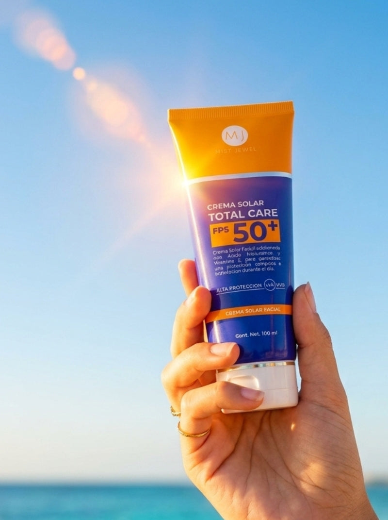 Bloqueador UV - Protector Solar FPS 50+ Total Care