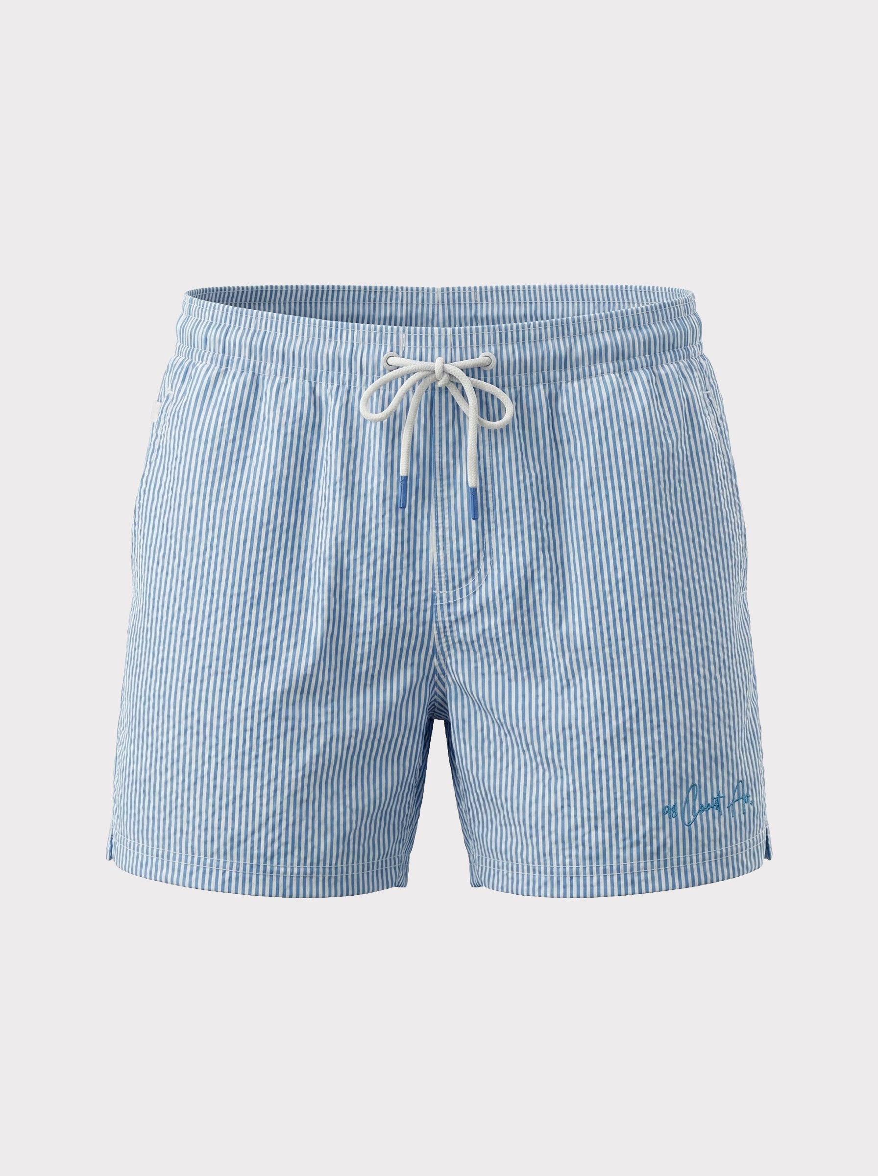 Traje de baño Waterline para hombre azul, vista frontal