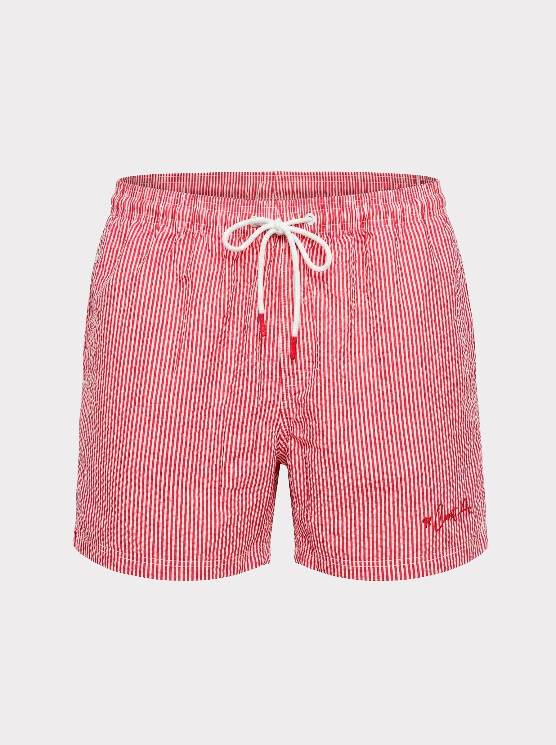 Traje de baño Waterline para hombre rosa-neon, vista frontal