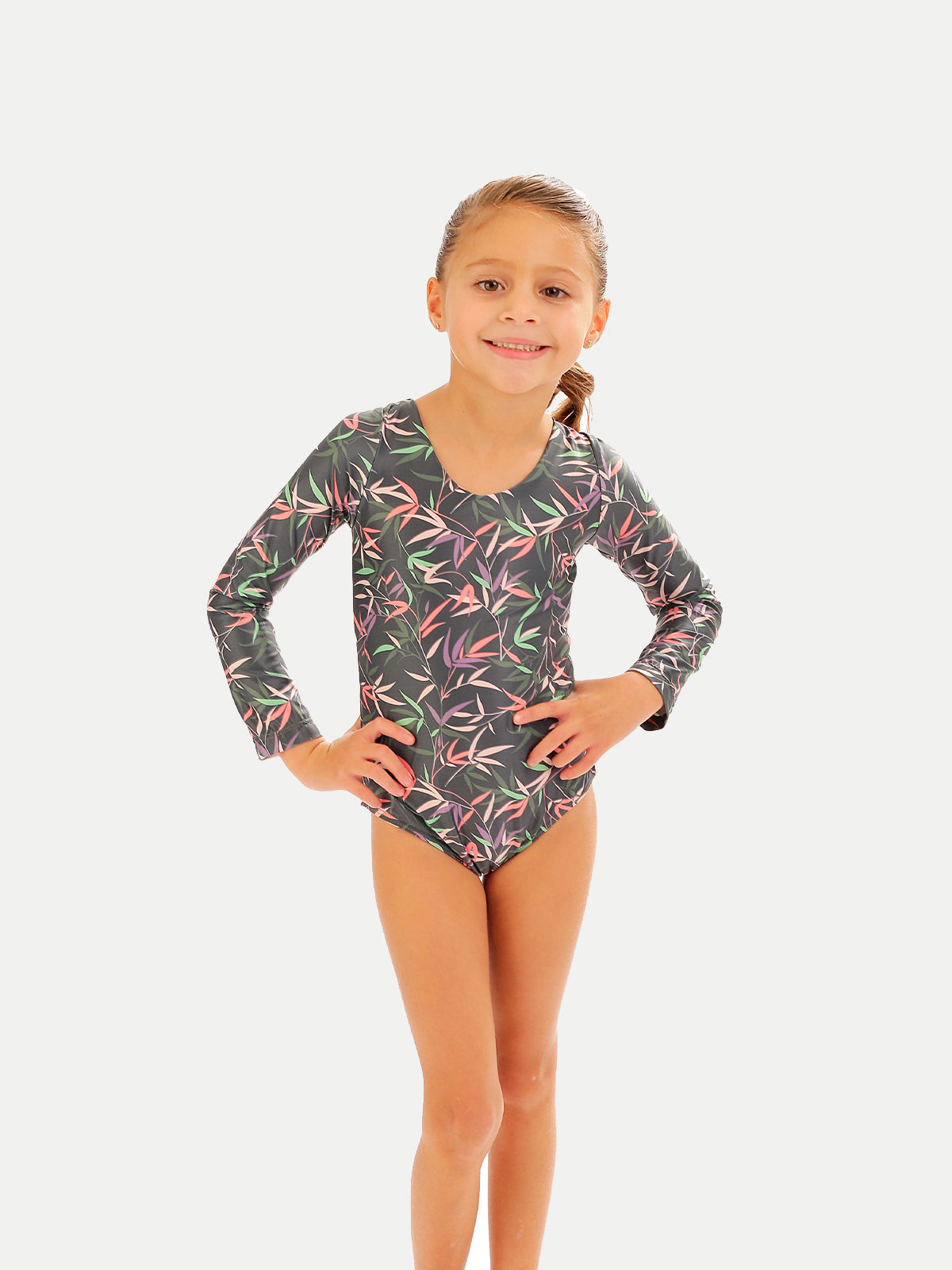 Traje de Baño Niña Completo - One Piece Bamboo - 6 Meses a 14 Años