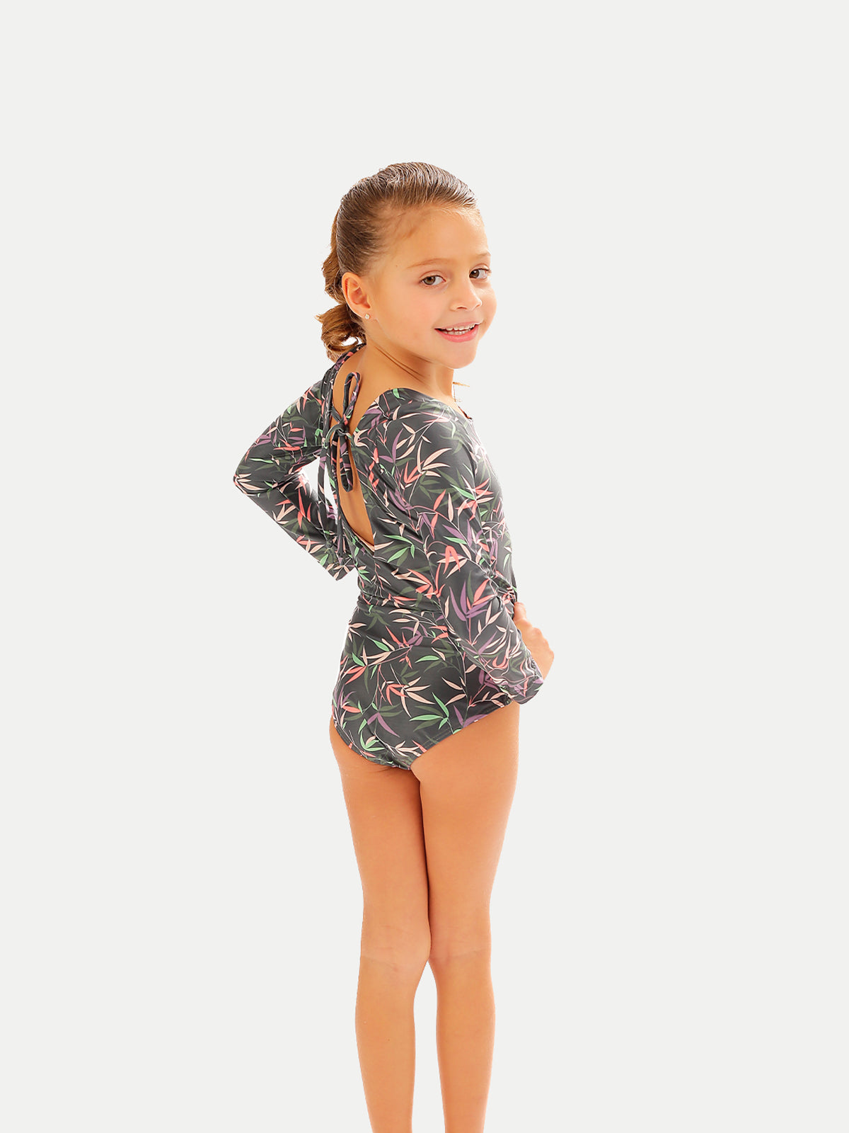 Traje de Baño Niña Completo - One Piece Bamboo - 6 Meses a 14 Años