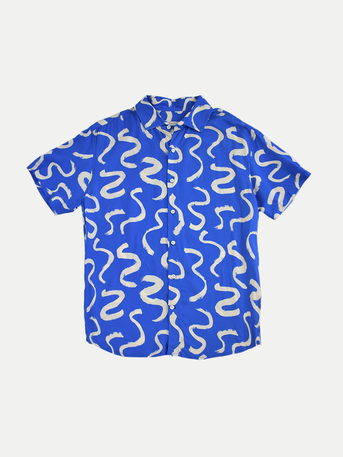 Camisa Viscosa para Adulto - Waves Blue - 2022 - 98 Coast Av. México