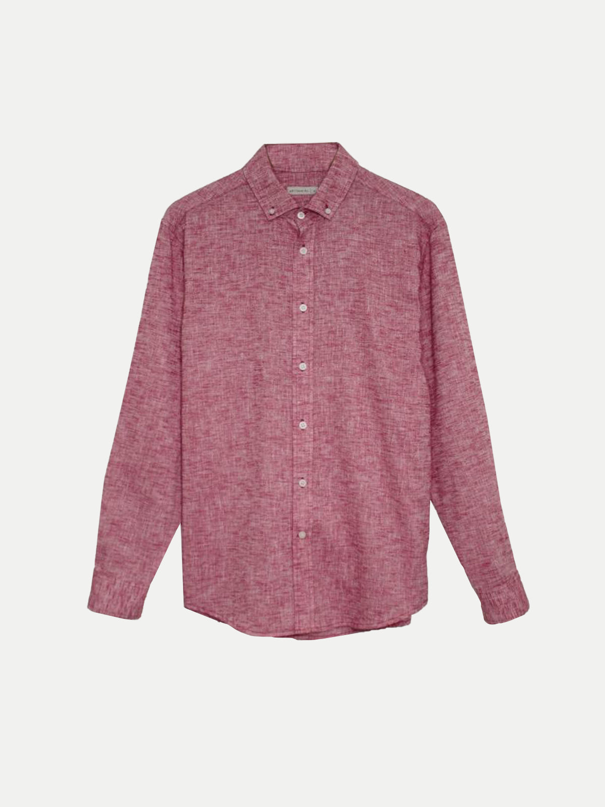 Camisa de Lino Look para Hombre - Pink Manga Larga - 2022
