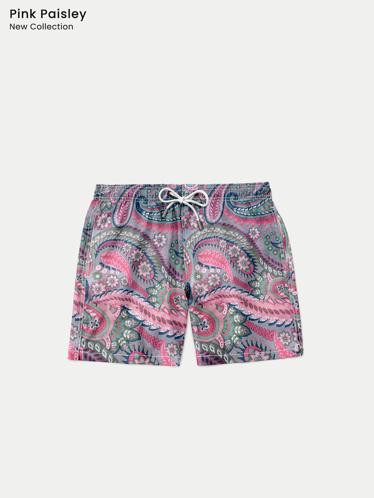 Traje de Baño para Niño Secado Rápido - Bañador Pink Paisley - New Collection de 1 a 12 años