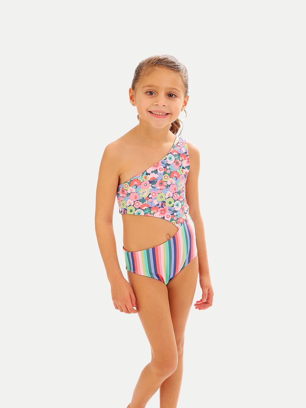 Traje de Baño Niña - Cotton Flowers Entero - 6 Meses a 14 Años