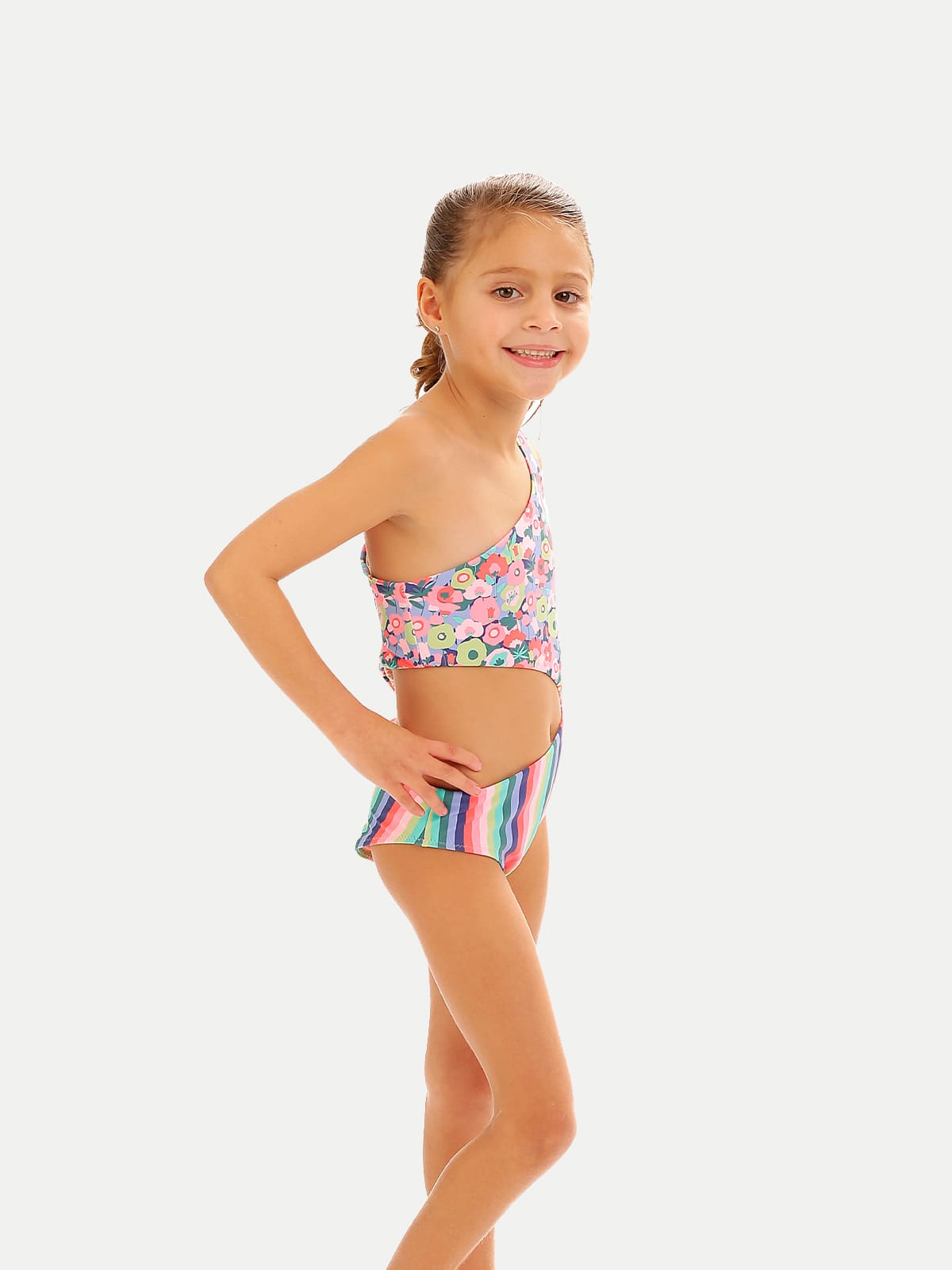 Traje de Baño Niña - Cotton Flowers Entero - 6 Meses a 14 Años