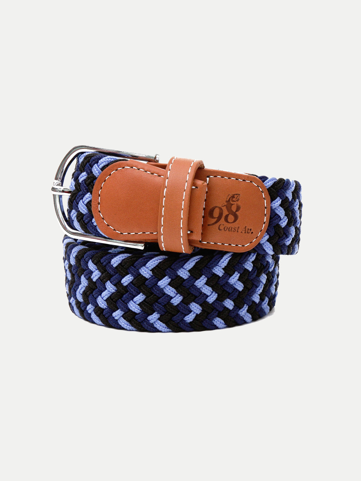CINTURÓN NAVY AZUL & NEGRO - UNITALLA