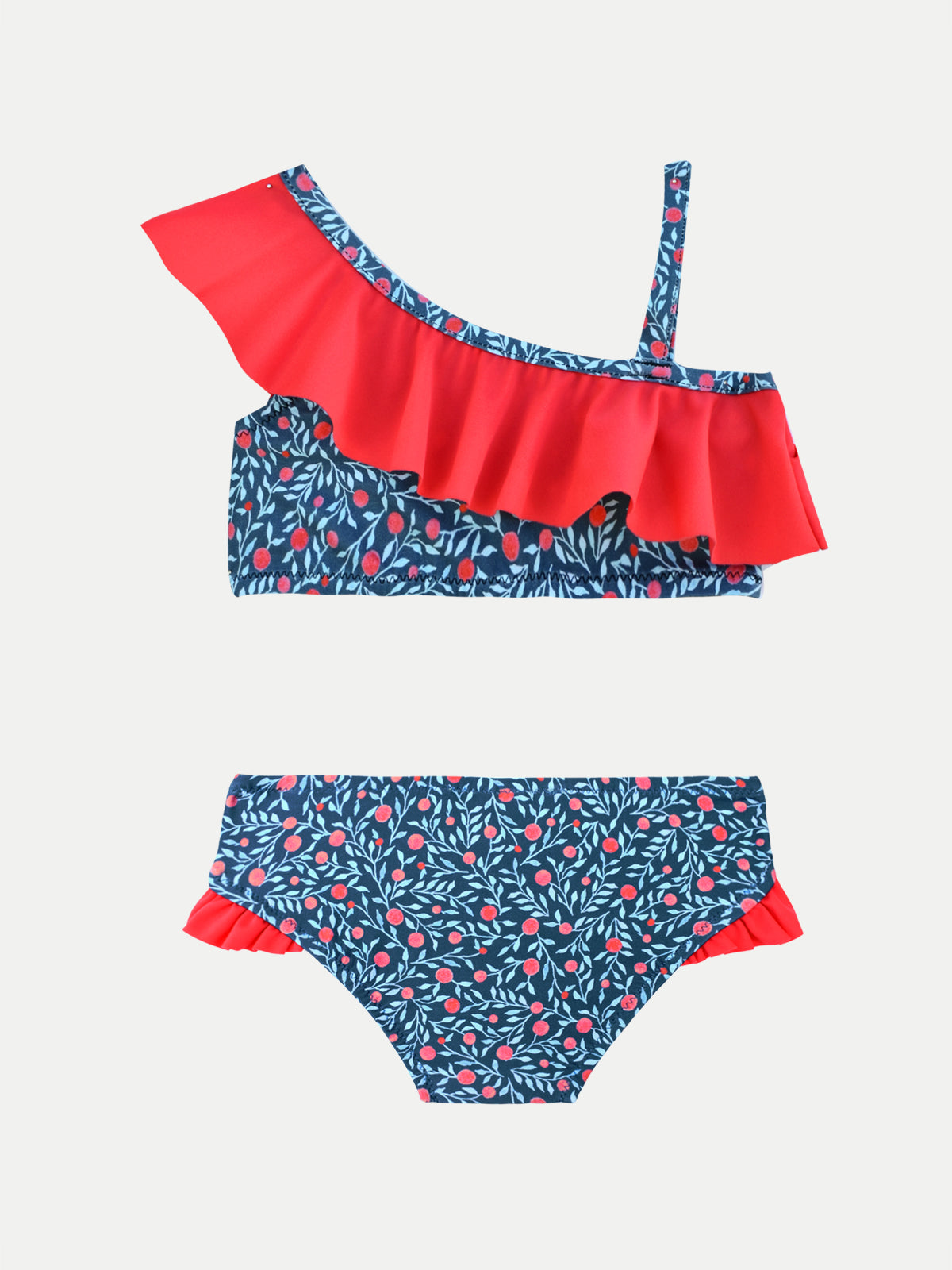 Traje de Baño Niña Bikini - Top and Bottom Tangerine Bikini - 6 Meses a 14 Años