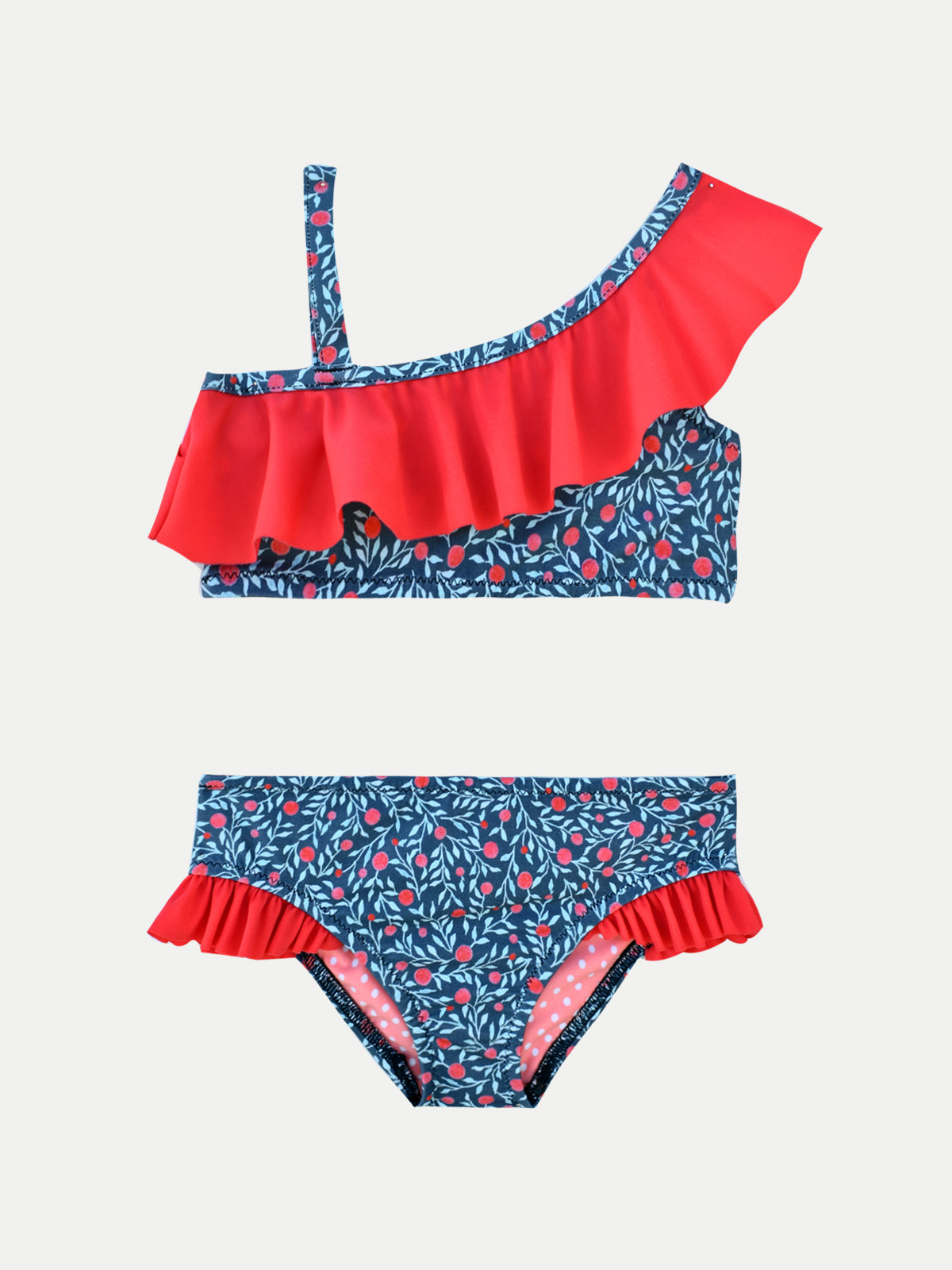 Traje de Baño Niña Bikini - Top and Bottom Tangerine Bikini - 6 Meses a 14 Años