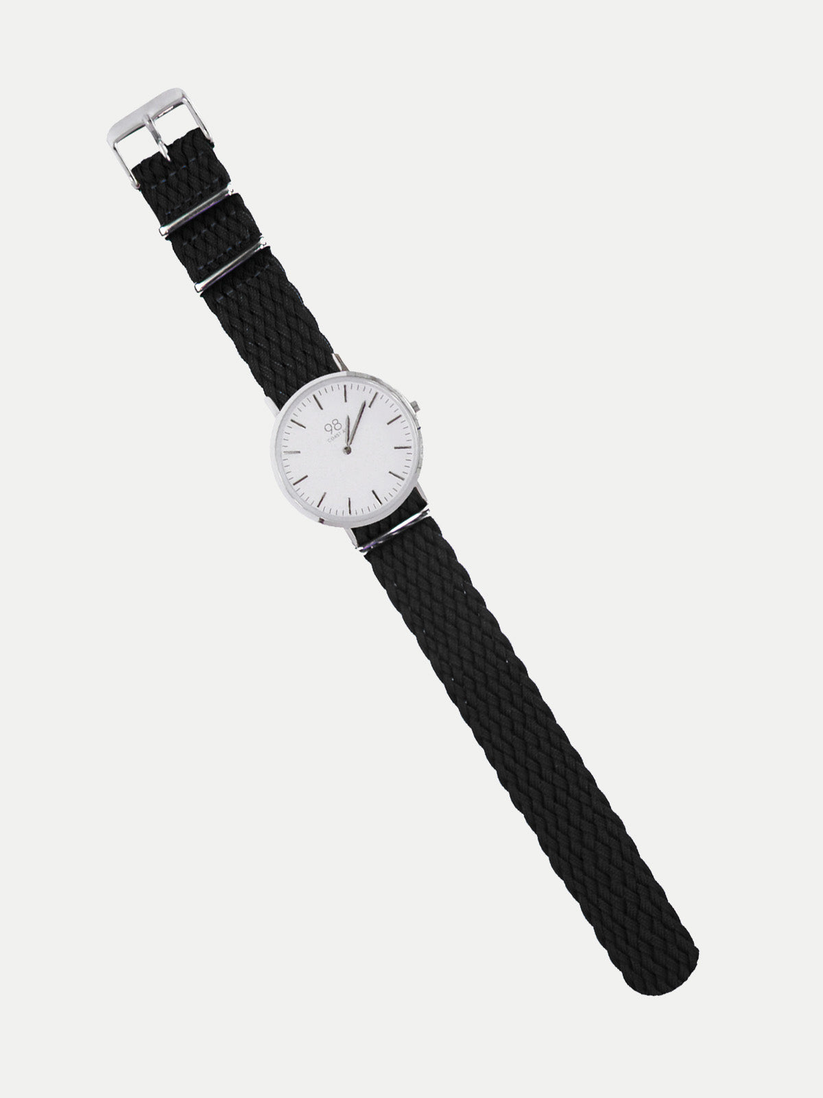 Correa - Correa para Reloj Trenzada Negra - Correa Intercambiable - No Incluye Reloj