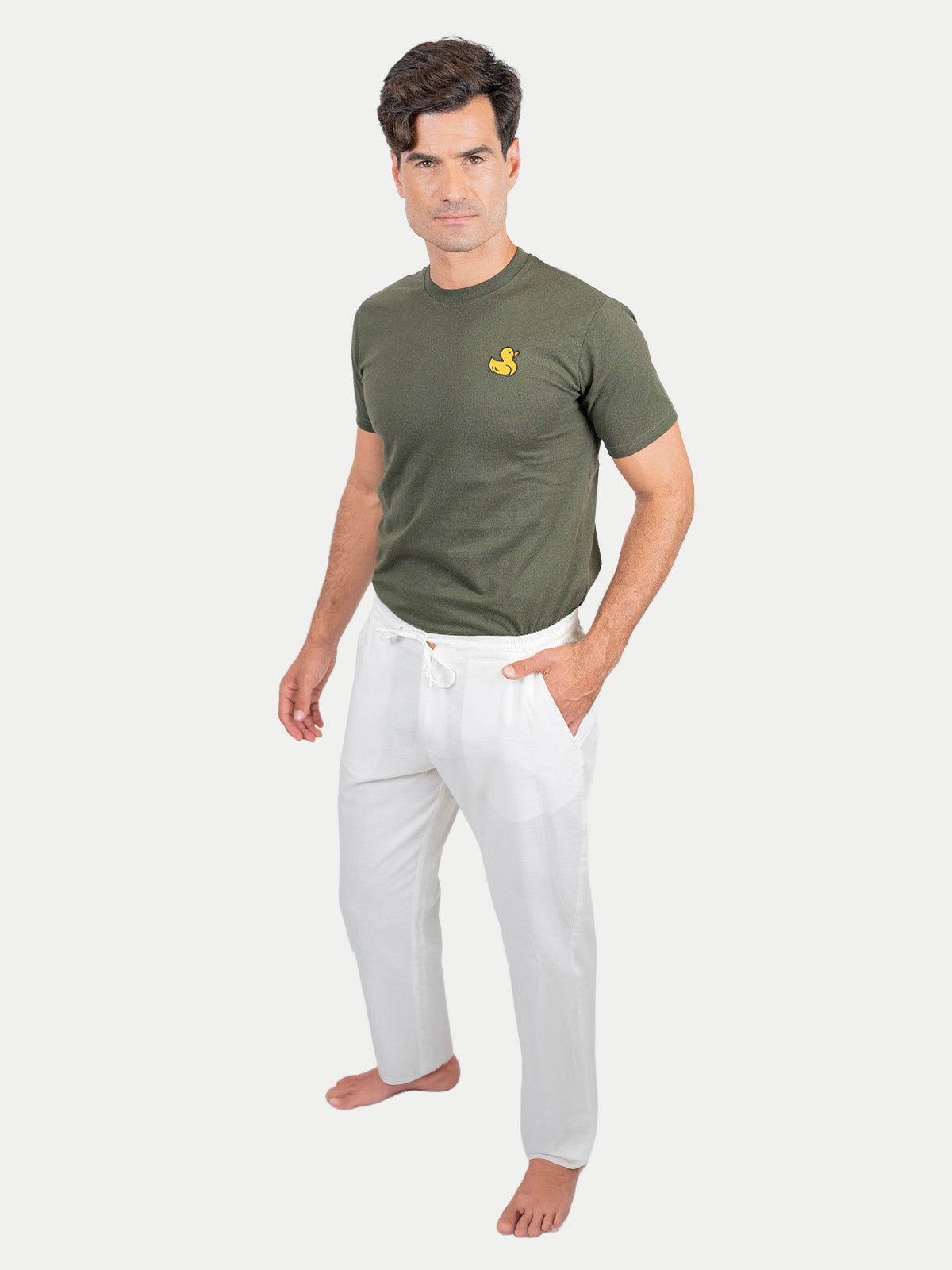 Pantalón - Pantalón de Lino Blanco