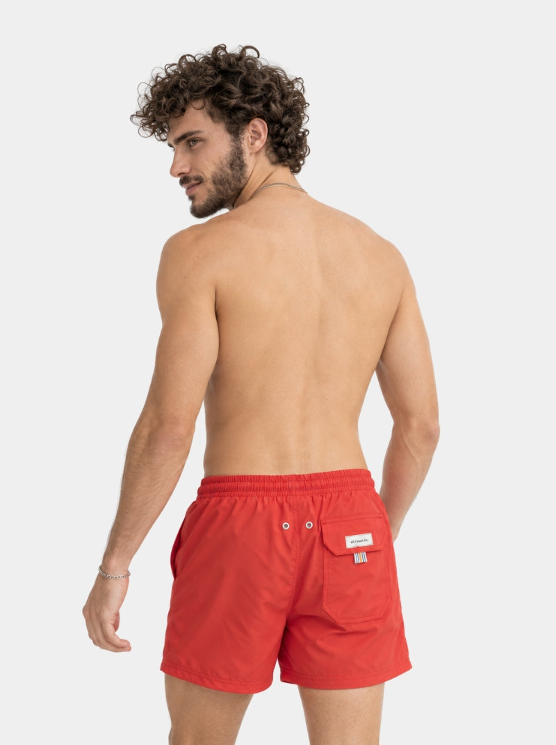 Traje de Baño Para Hombre - Basic Rojo