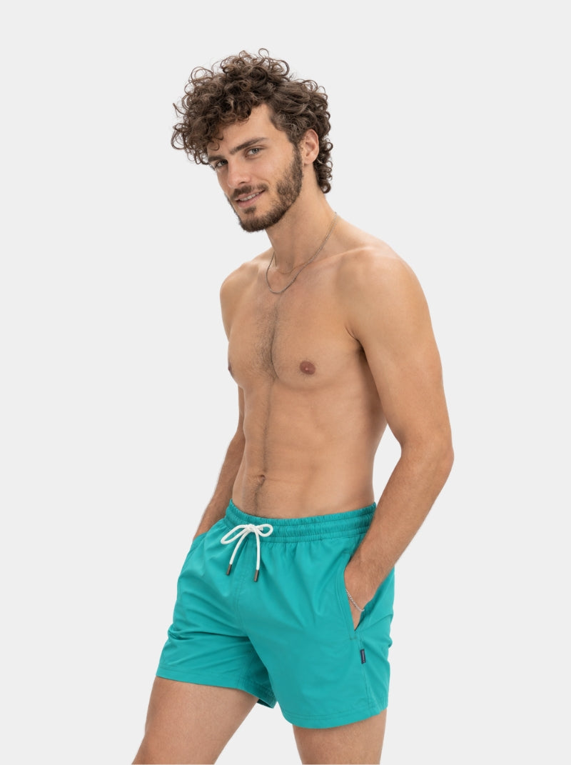 Traje de Baño Para Hombre - Basic Esmeralda