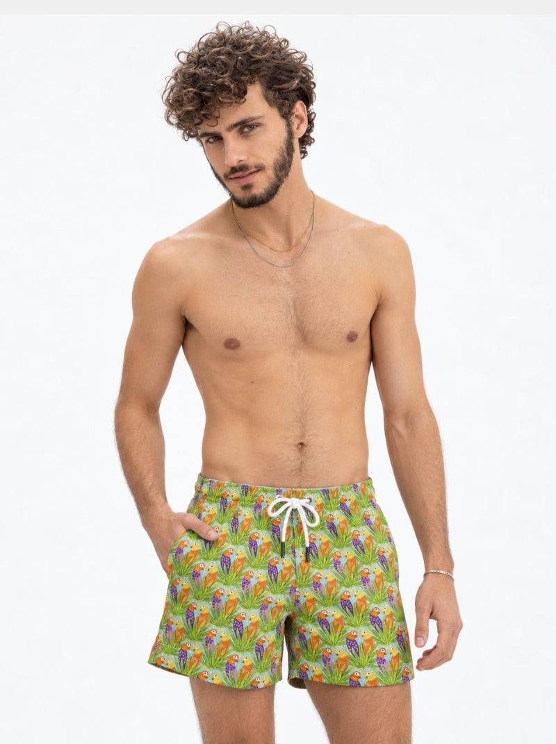 Traje de baño - Love Birds Amarillo Caballero - Love Splash