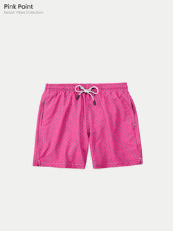 Traje de Baño para Niño - Bañador Pink Point - Secado Rápido