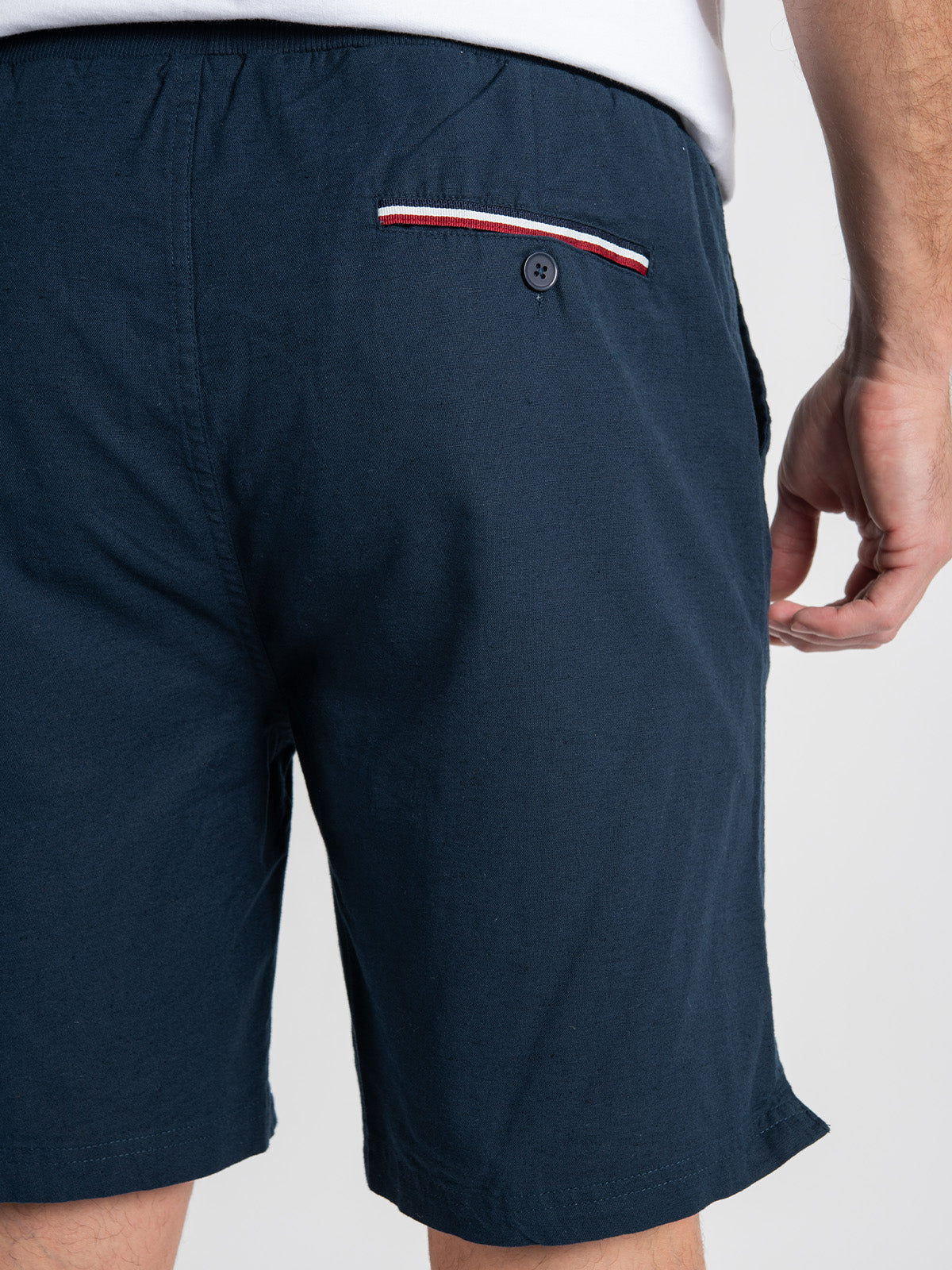 Bermuda para hombre adulto - Bermuda Cotton Flex Marino - Pura Vida