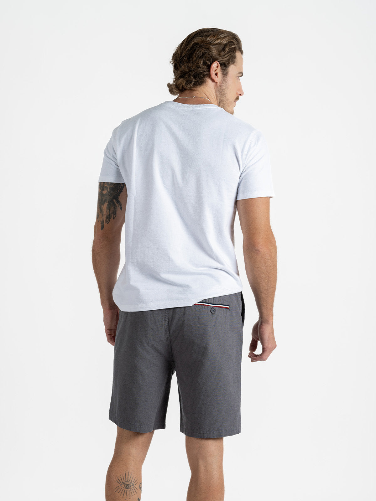 Bermuda para hombre adulto - Bermuda Cotton Flex Gris - Pura Vida