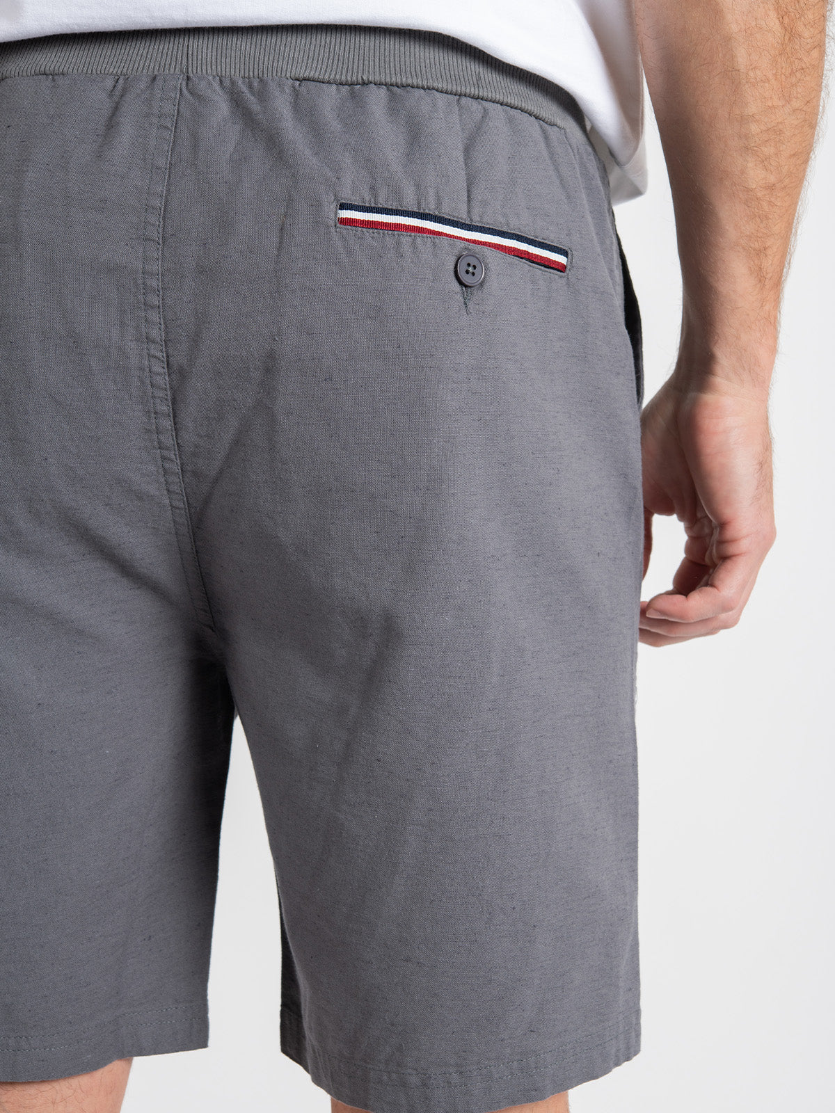 Bermuda para hombre adulto - Bermuda Cotton Flex Gris - Pura Vida