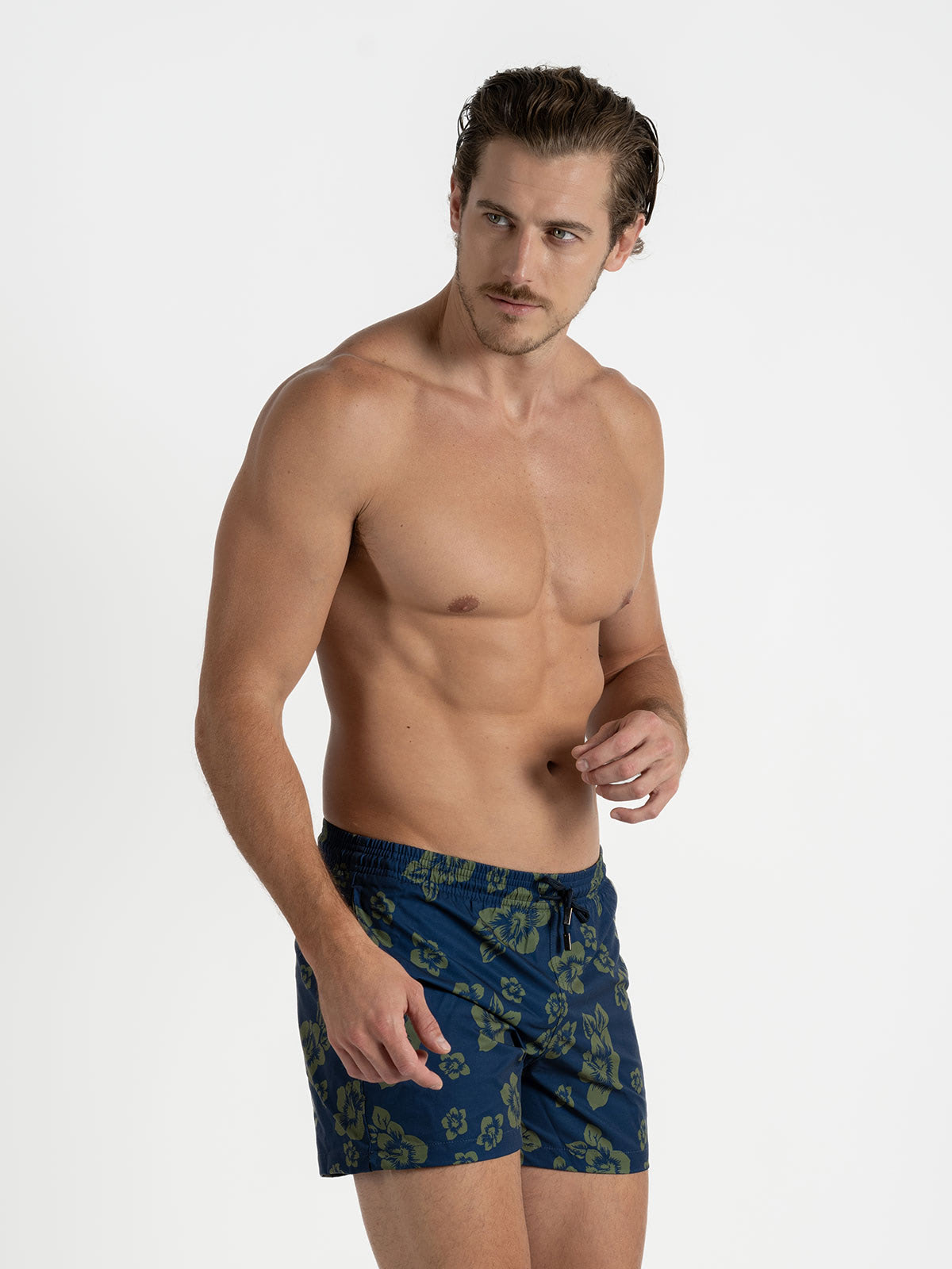 Traje de Baño para Hombre Secado Rápido - Premium Hawaiian Green - Premium Collection S – XXL