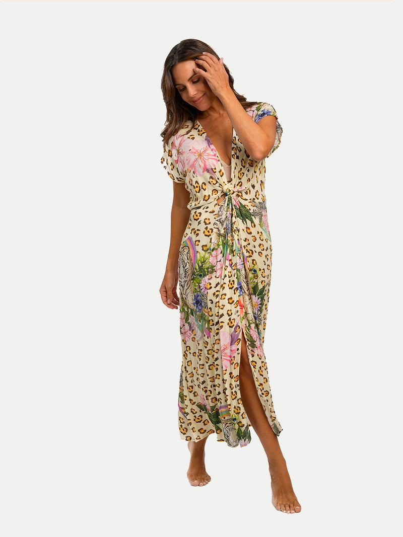 Vestido de Playa Mujer - Arcoiris Maxi Dress - Vestido Arcoiris