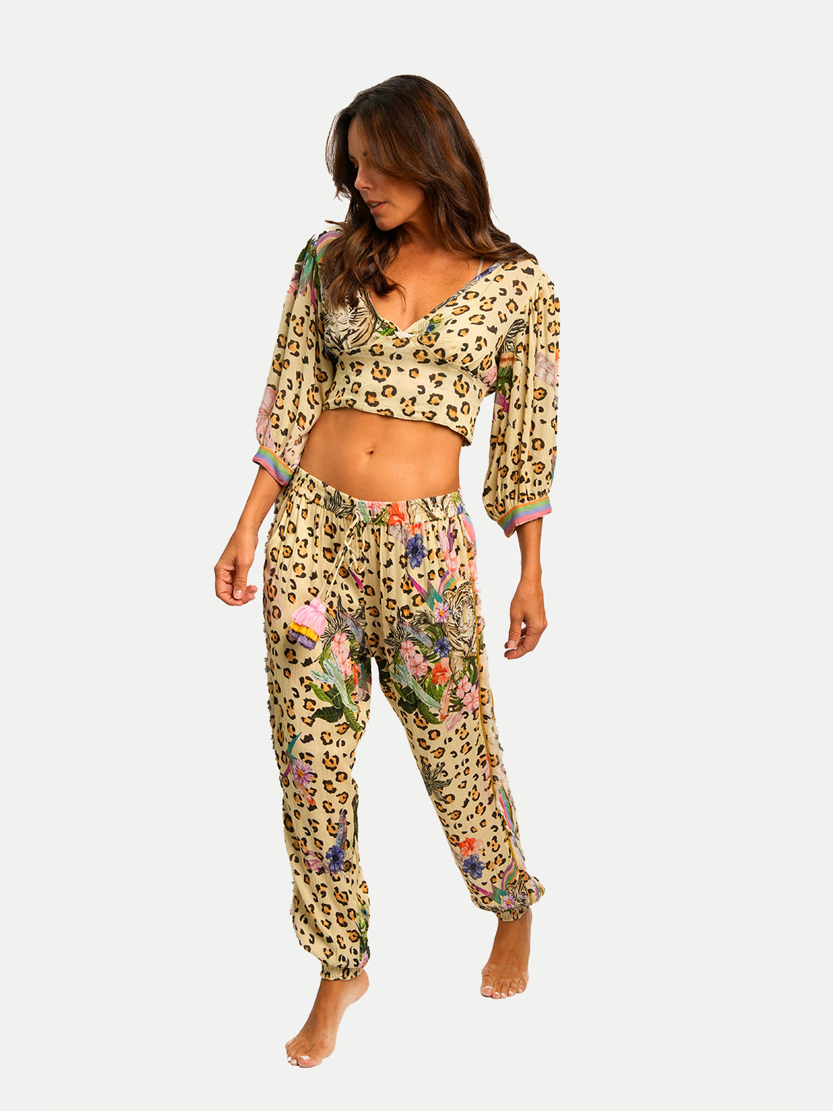 Pantalón de Playa Mujer - Arcoiris Pants - Pantalón Arcoiris
