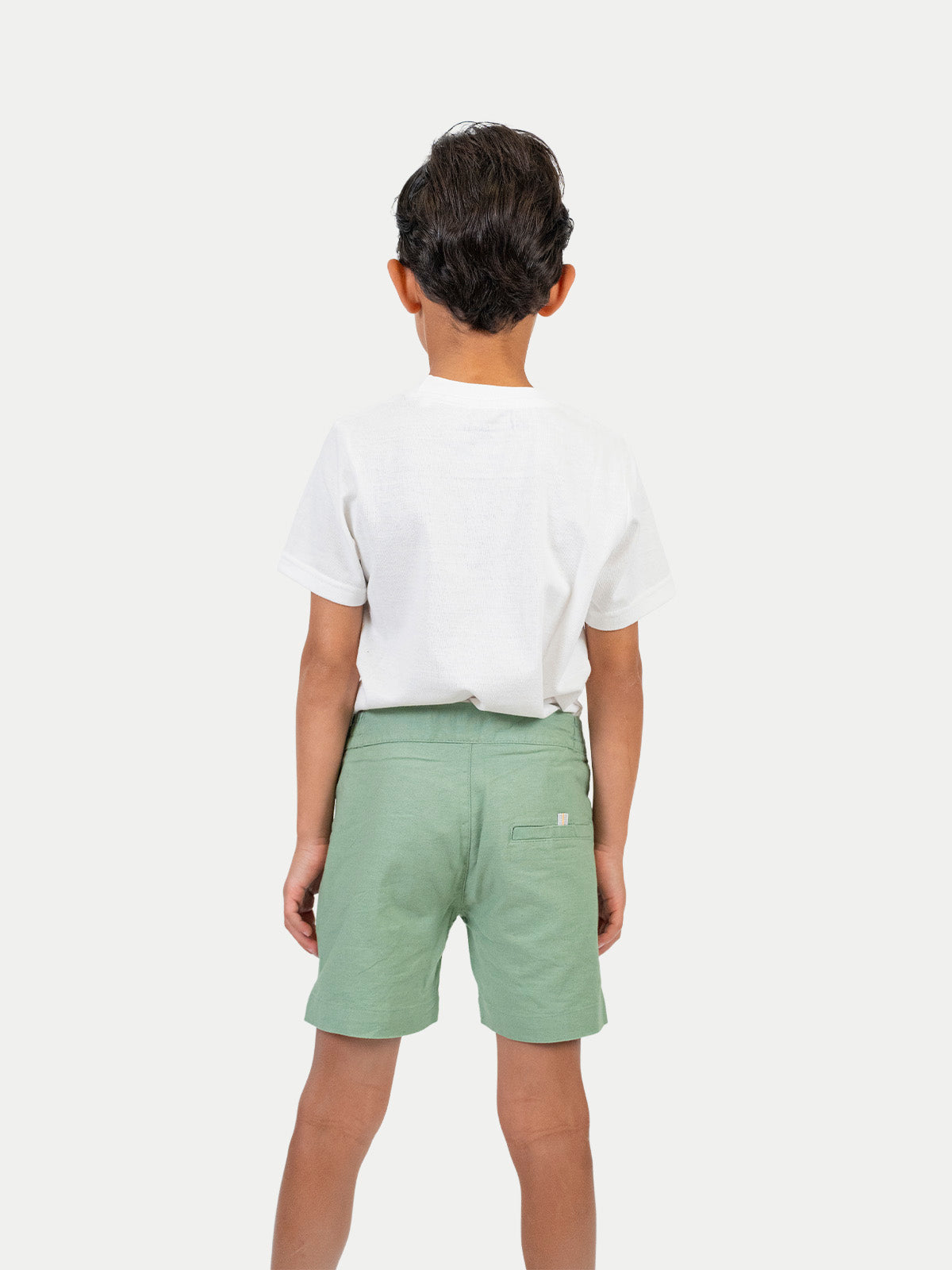 Bermuda Infantil - Bermuda de Lino Olivo