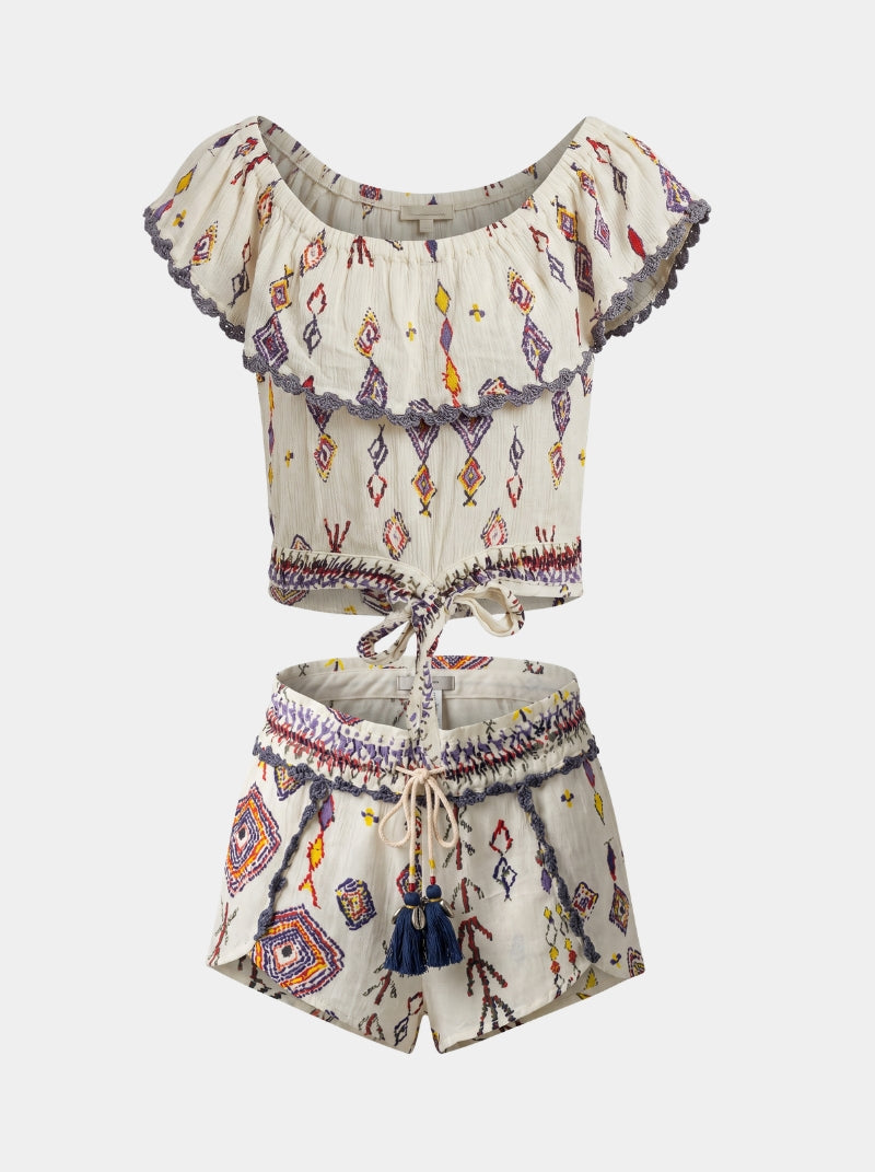 Cover Up - Mini Boho Top & Short