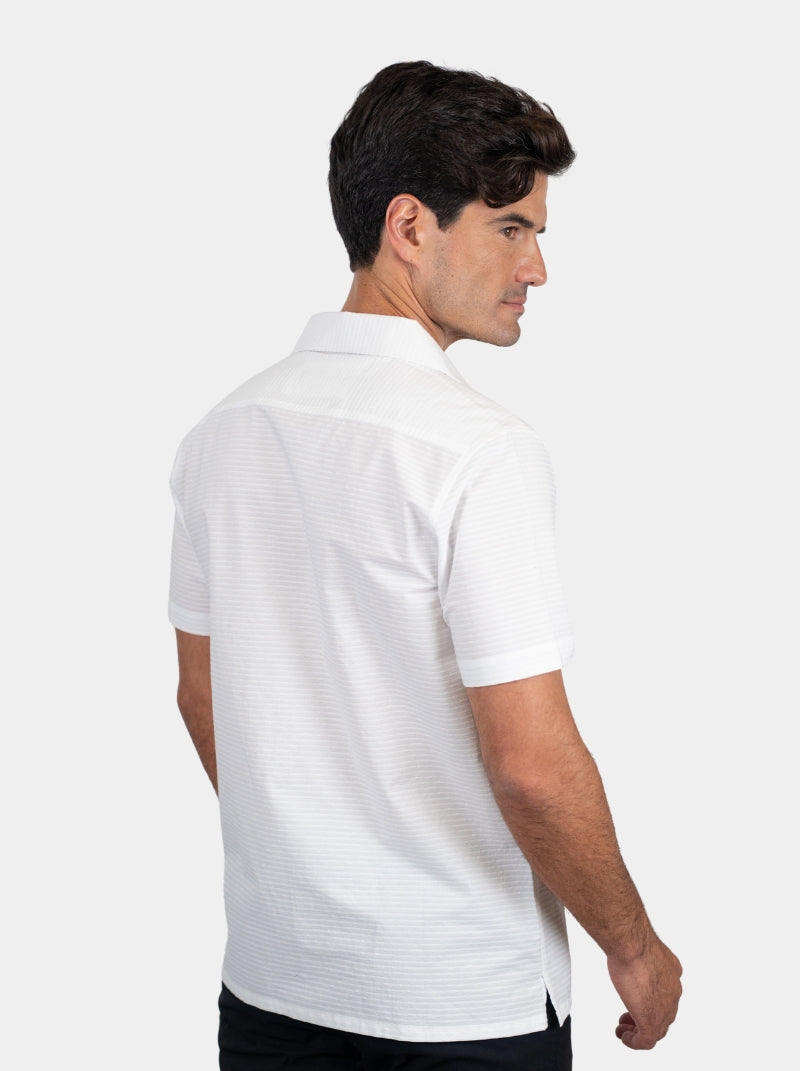 Camisa Hombre - Dominicana Shirt Blanco - Punto - 98 Coast Av. México
