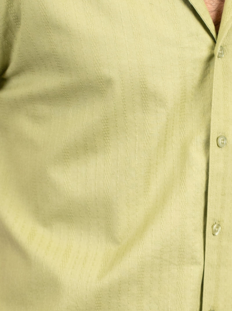 Camisa Hombre - Puerto Rico Shirt Verde - Rayada - 98 Coast Av. México