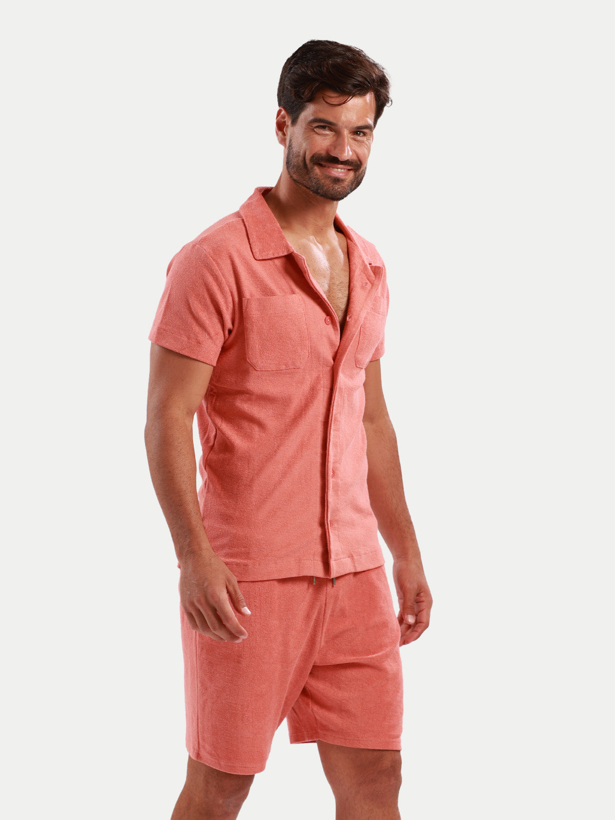 Towel Tshirt - Camisa de Toalla Coral Para Hombre