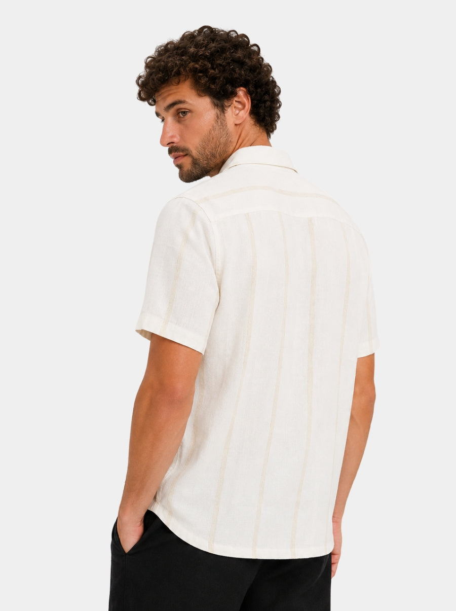 Camisa Hombre - Habana Shirt Off White - Wild Coast - 98 Coast Av. México