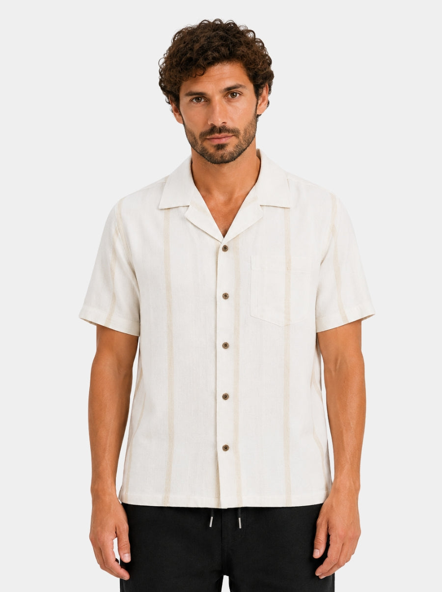 Camisa Hombre - Habana Shirt Off White - Wild Coast - 98 Coast Av. México