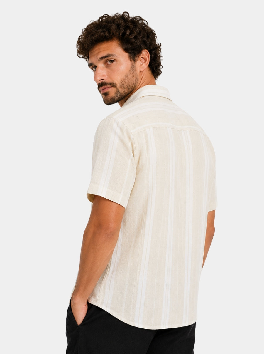 Camisa Hombre - Habana Shirt Beige - Wild Coast - 98 Coast Av. México