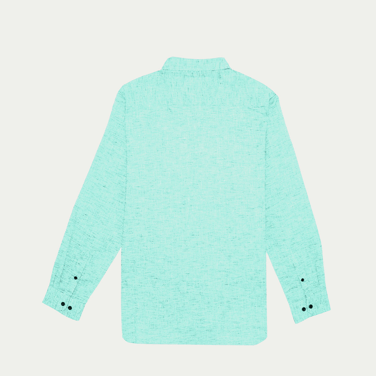 Camisas para hombre - Camisa de Lino Jaspe Menta