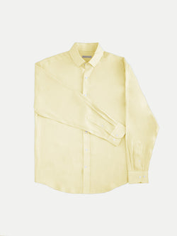 Camisa de Lino para Hombre - Manga Larga Yellow - 100% Lino - 2022