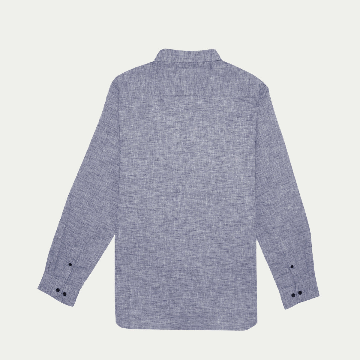 Camisas para hombre - Camisa de Lino Jaspe Azul Marino