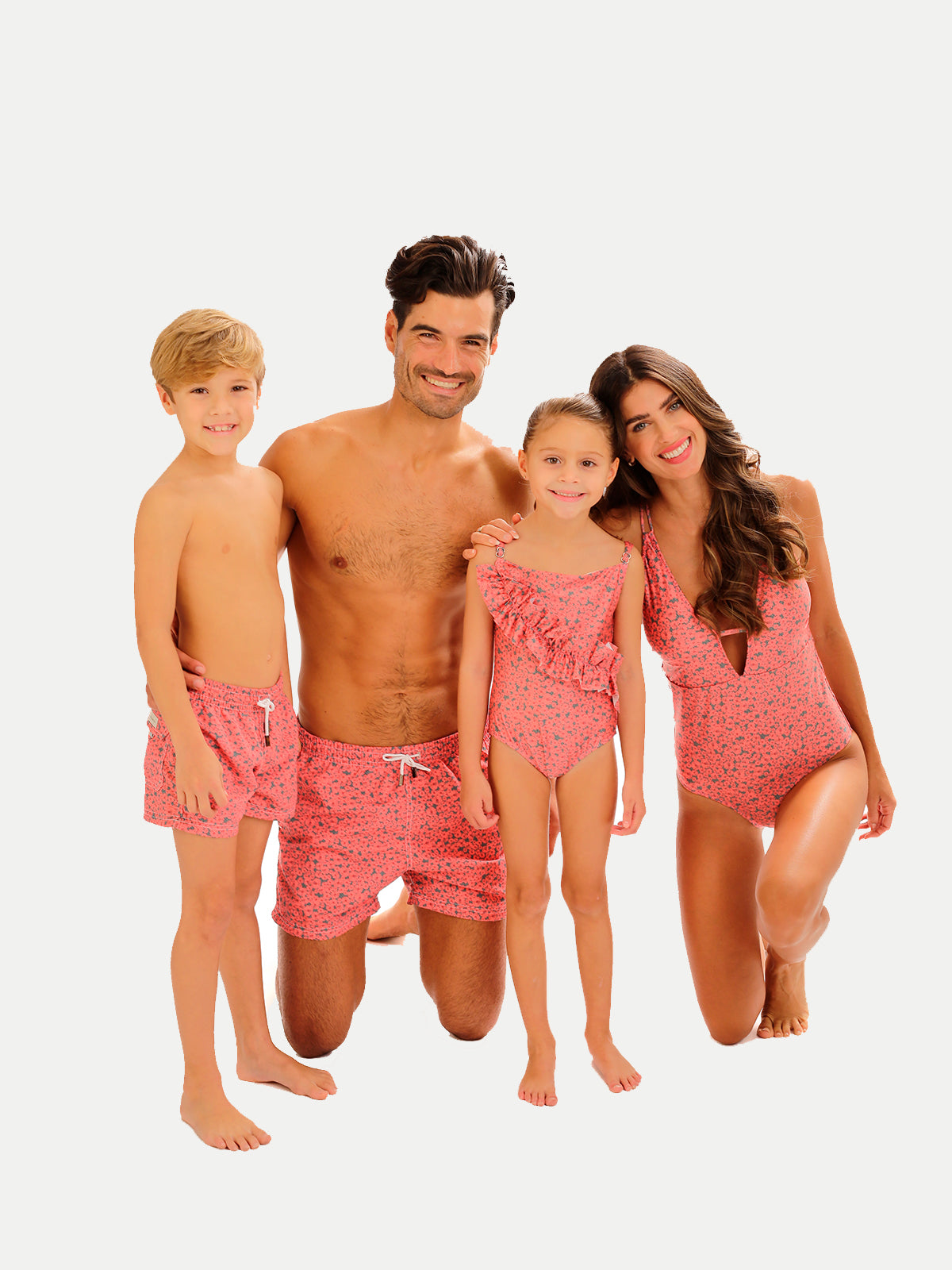 Traje de Baño Mujer Entero - Dahlia Peach  - Secado Rápido